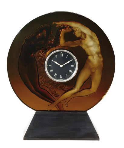 Rene Lalique Clock Day and Night