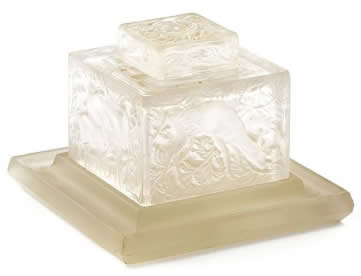 Rene Lalique Inkwell Deer