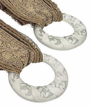 Rene Lalique Vase Deux Anneaux Lezards