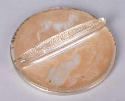 Rene Lalique Hand Mirror Deux Chevres