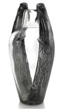 Rene Lalique Deux Cigales Vase