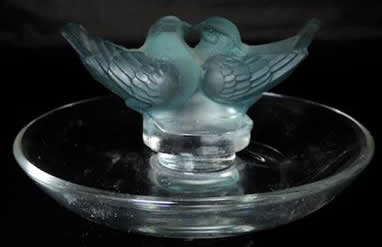 Rene Lalique Ashtray Deux Colombes