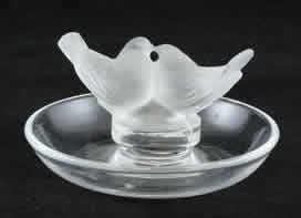 Rene Lalique Deux Colombes Ashtray