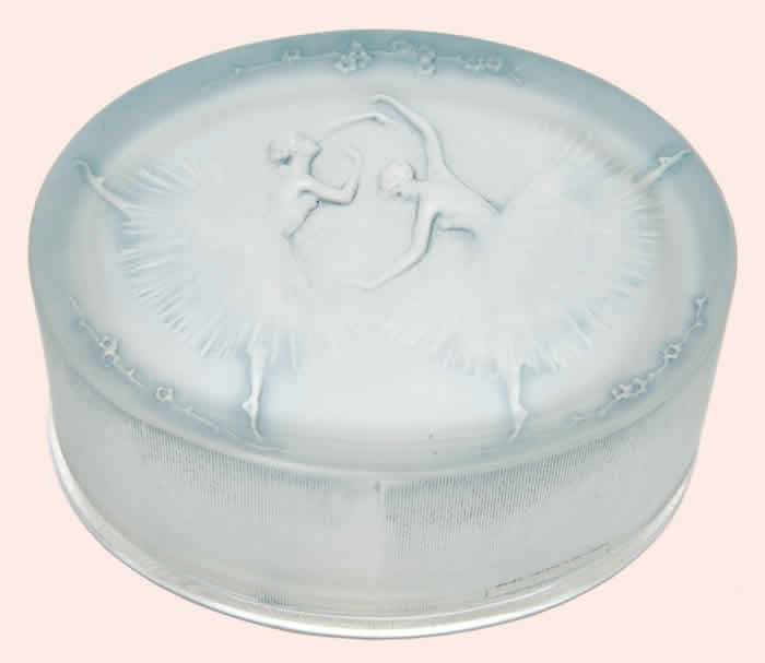 Rene Lalique Powder Box Deux Danseuses