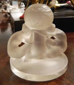 Rene Lalique Card Holder Deux Figurines