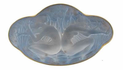 Rene Lalique Brooch Deux Figurines Dos A Dos