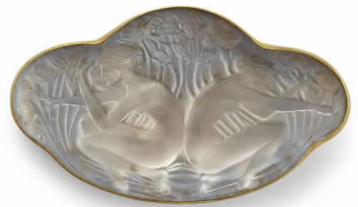 Rene Lalique Brooch Deux Figurines Dos A Dos