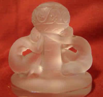 Rene Lalique Menu Holder Deux Figurines