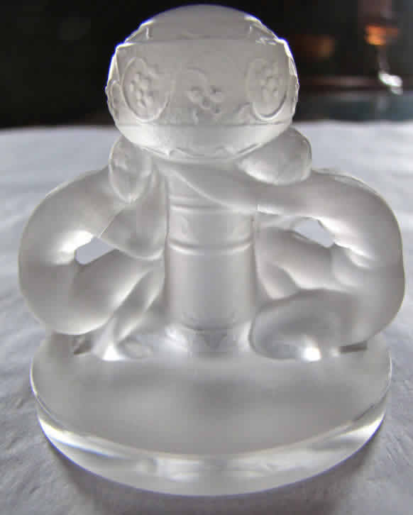 Rene Lalique Menu Holder Deux Figurines