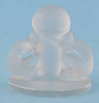 Rene Lalique Porte-Menu Deux Figurines