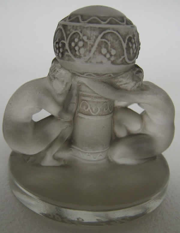 Rene Lalique Menu Holder Deux Figurines