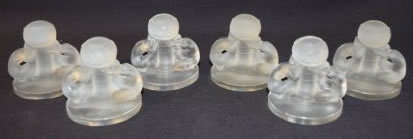 Rene Lalique Menu Holder Deux Figurines