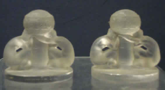Rene Lalique Card Holder Deux Figurines