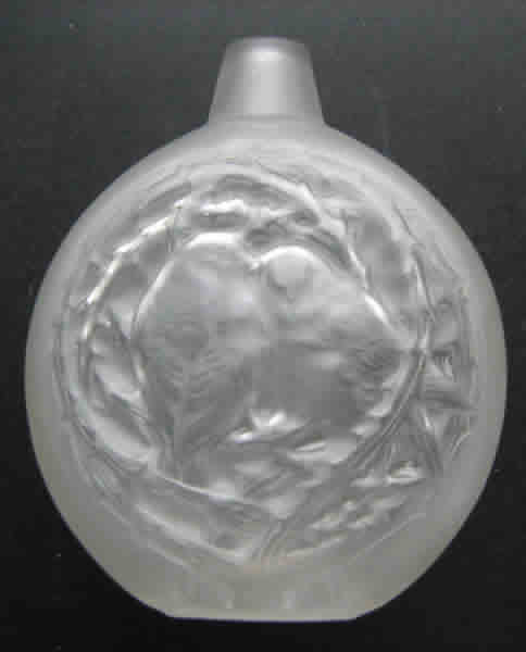Rene Lalique Vase Deux Moineaux Bavardant