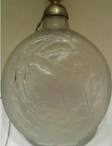 Rene Lalique Vase Deux Moineaux Dormant