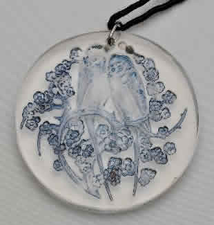 Rene Lalique Deux Perruches Pendant
