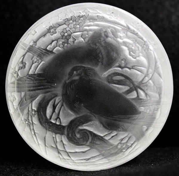 Rene Lalique Box Deux Pigeons