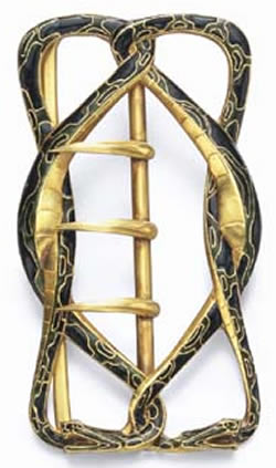 Rene Lalique Deux Serpents Buckle