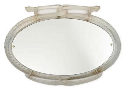 Rene Lalique Deux Serpents Mirror