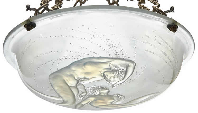 Rene Lalique Light Shade Deux Sirenes