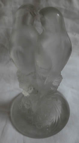 Rene Lalique Paperweight Deux Tourterelles