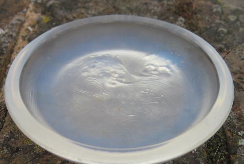 Rene Lalique Ashtray Deux Zephyrs