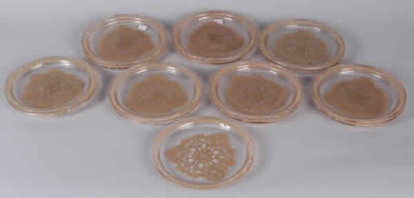 Rene Lalique Plate Dogs