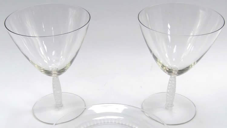 Rene Lalique Champagne Glass Dornach