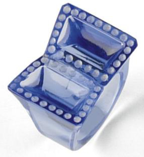 Rene Lalique Double Pan Perle Ring