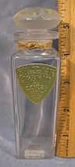 Rene Lalique Coty Eau De Toilette Perfume Bottle