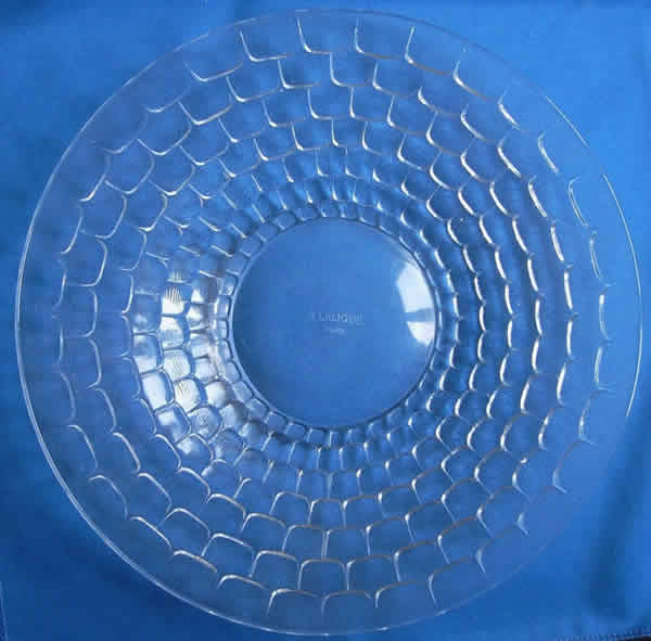 Rene Lalique Plate Ecailles
