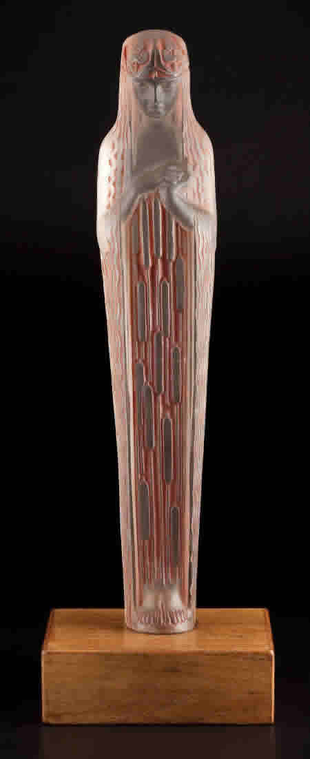 Rene Lalique Echo Source De La Fontaine Statue