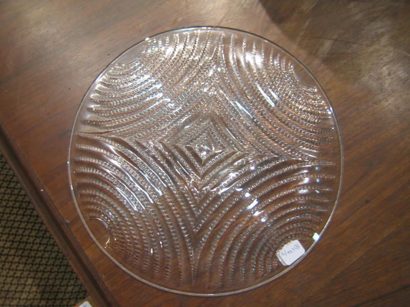 Rene Lalique Plate Ecumes
