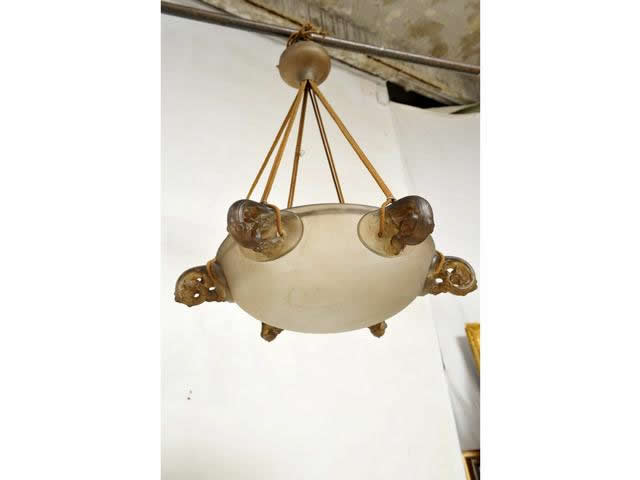 Rene Lalique Eglantines Chandelier