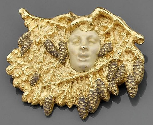 Rene Lalique Brooch Elf