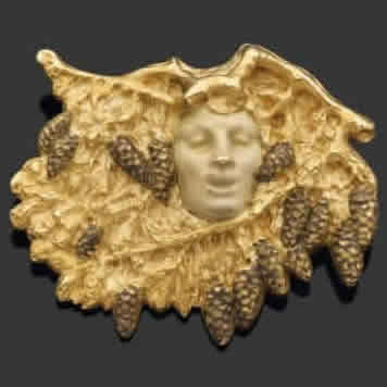 Rene Lalique Elf Brooch