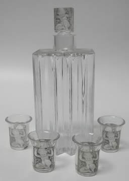 Rene Lalique Decanter Enfants