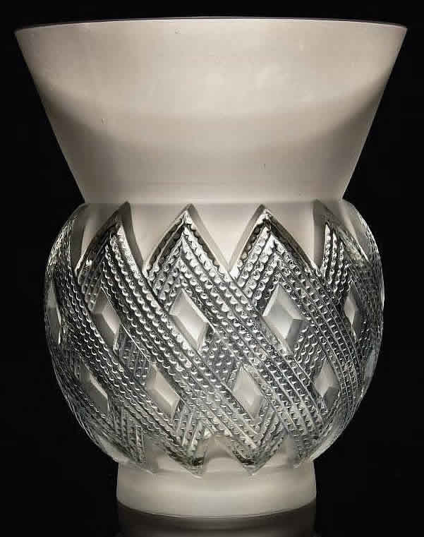 Rene Lalique Vase Entrelacs