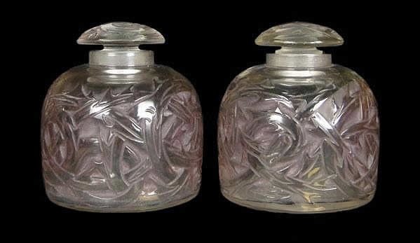 Rene Lalique Perfume Bottle Epines