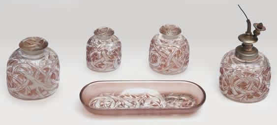Rene Lalique Dresser Tray Epines