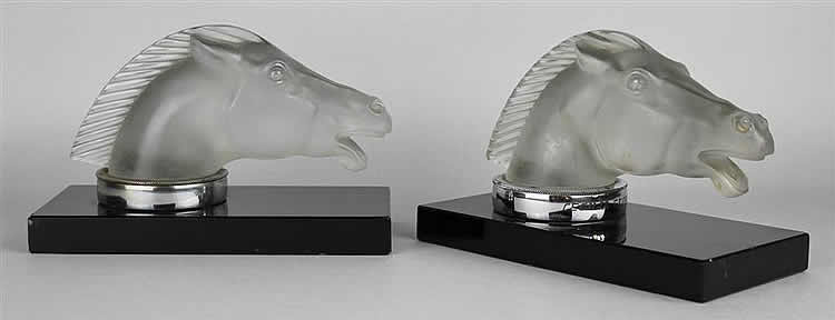 Rene Lalique Epsom Bookend