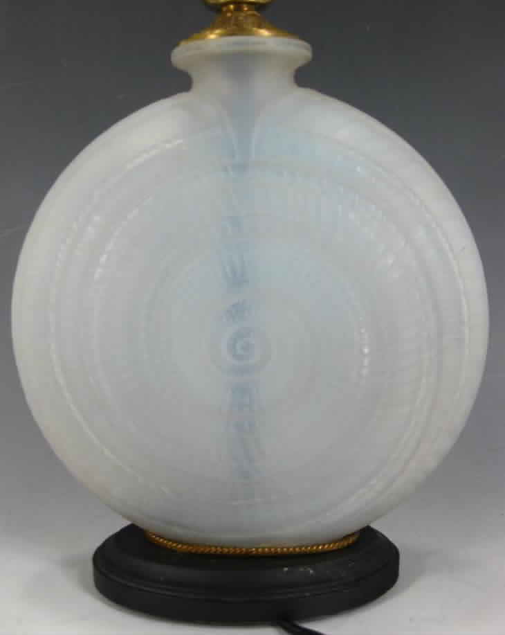 Rene Lalique Escargot Vase Lamp