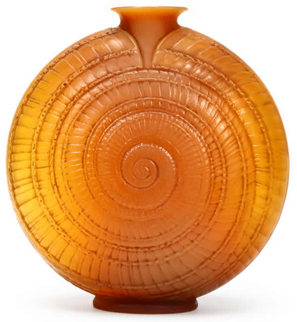 Rene Lalique Vase Escargot