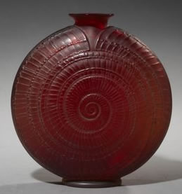 Rene Lalique Vase Escargot
