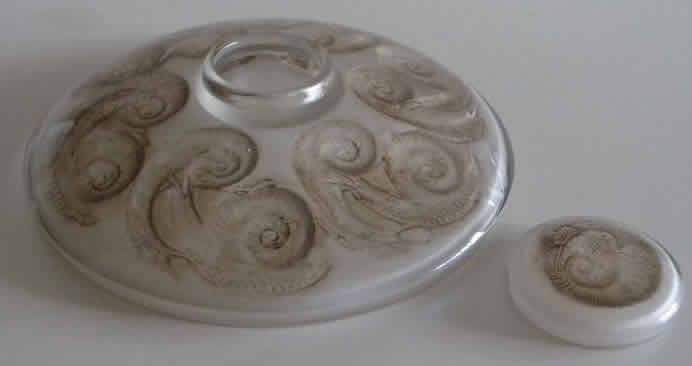 Rene Lalique Inkwell Escargots