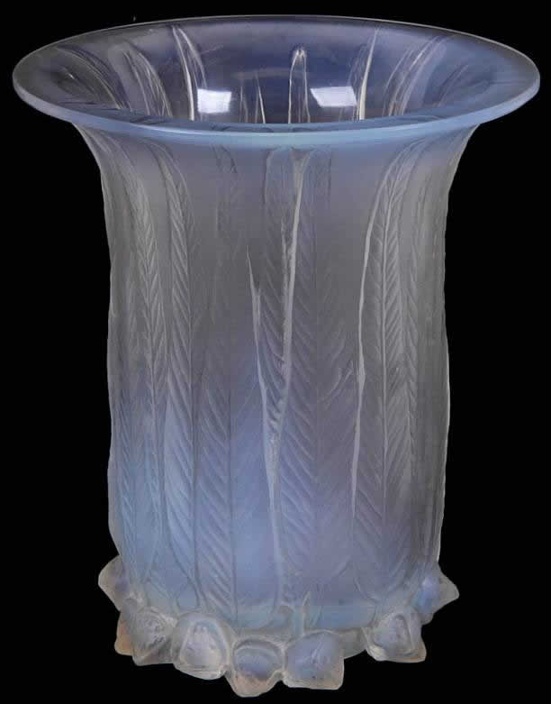 Rene Lalique Vase Eucalyptus