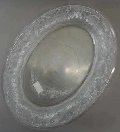 Rene Lalique Oval Platter Faisans