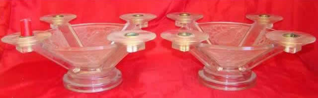 Rene Lalique Candleholder Faisans