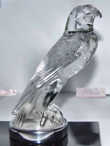 Rene Lalique Bookend Falcon