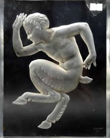 Rene Lalique Faune Lamp